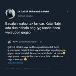 Seorang Lelaki Luah ‘Sesuatu’ Di Twitter Dr Zulkifli. Ramai Terharu. Seorang Lelaki Luah ‘Sesuatu’ Di Twitter Dr Zulkifli. Ramai Terharu.