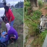 Kereta Terbabas Dalam Perjalanan Ke Sekolah, Dua Guru Maut Kereta Terbabas Dalam Perjalanan Ke Sekolah, Dua Guru Maut