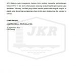 JKR Malaysia Sahkan Satu Kes Baharu Covid-19 Di Ibu Pejabatnya KL. JKR Malaysia Sahkan Satu Kes Baharu Covid-19 Di Ibu Pejabatnya KL.