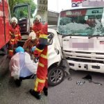 Empat Kenderaan Terlibat Kemalangan, 10 Dilaporkan Cedera Empat Kenderaan Terlibat Kemalangan, 10 Dilaporkan Cedera