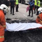 Suami Rentung Isteri Maut Rempuh Kereta Melintang Suami Rentung Isteri Maut Rempuh Kereta Melintang