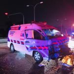Ambulans Bawa Ibu Hamil Langgar Lori Treler Ambulans Bawa Ibu Hamil Langgar Lori Treler