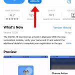 Kemaskini Aplikasi MySejahtera Untuk Mendaftar Bagi Mendapatkan Vaksin Covid-19 Kemaskini Aplikasi MySejahtera Untuk Mendaftar Bagi Mendapatkan Vaksin Covid-19