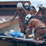 Lelaki Warga Emas Meninggal Dunia Atas Bumbung Rumah. Lelaki Warga Emas Meninggal Dunia Atas Bumbung Rumah.