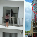 Wanita Cuba Terjun Bangunan Diselamatkan Bomba. Wanita Cuba Terjun Bangunan Diselamatkan Bomba.