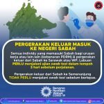 Individu Yang Ingin Masuk Ke Negeri Sabah Perlu Jalani ‘Swab Test’ 3 Hari Sebelum Perjalanan Individu Yang Ingin Masuk Ke Negeri Sabah Perlu Jalani ‘Swab Test’ 3 Hari Sebelum Perjalanan
