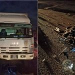 Pelajar Sekolah Maut, Motosikal Hancur Rempuh Lori Pelajar Sekolah Maut, Motosikal Hancur Rempuh Lori