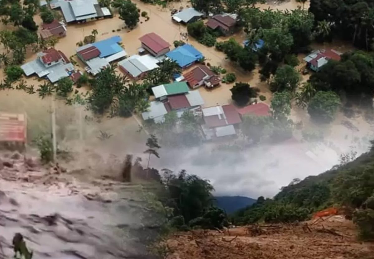 Hujan Lebat Di Sabah Menyebabkan Kepala Air Dan Banjir Kilat