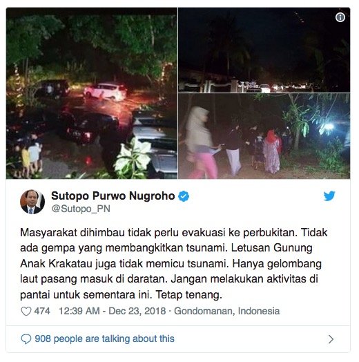 Terkini. "Tsunami" Landa Pantai Barat Anyer. Sekurangnya 20 Terkorban. Allahu.