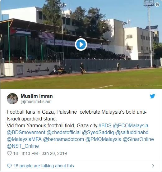 Tun Mahathir Halang Atlet Israel Masuk Malaysia. Ini Tindakan Balas Penduduk Gaza.