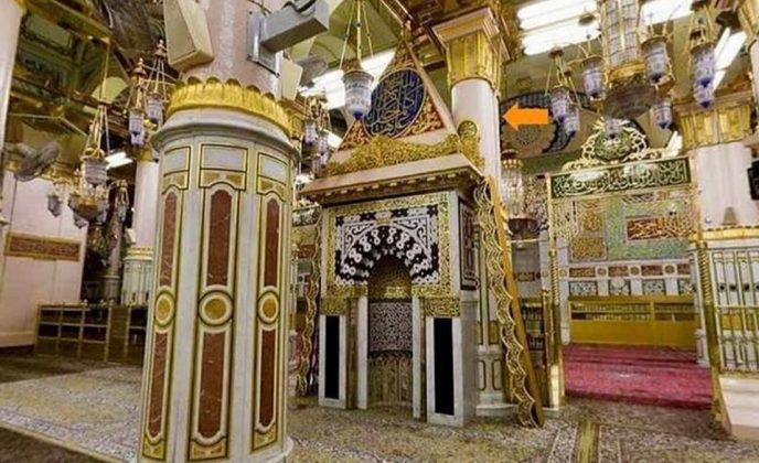 Inilah Makna 6 Tiang Di Dalam Raudhah Masjid Nabawi Tempat Paling Mustajab Doa