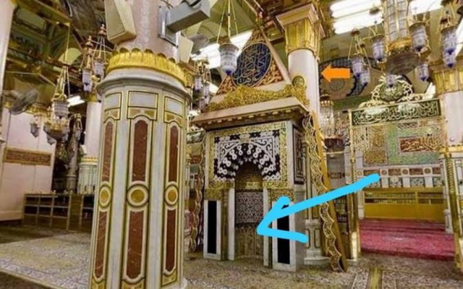 Inilah Makna 6 Tiang Di Dalam Raudhah Masjid Nabawi Tempat Paling Mustajab Doa