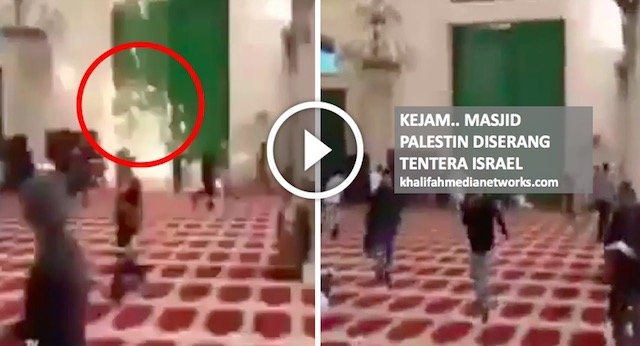 Sedang Kusyuk Ibadah, Masjid Palestin DISERANG Tentera Is rael . Allahu Ada VIDEO.