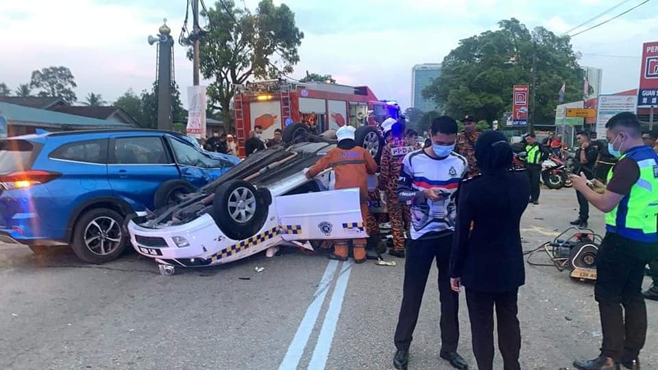 Seorang Anggota Polis Maut Dalam Kemalangan Ketika Mengejar Penjenayah