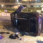 Dua Lelaki Cedera Kenderaan Terbalik Dua Lelaki Cedera Kenderaan Terbalik