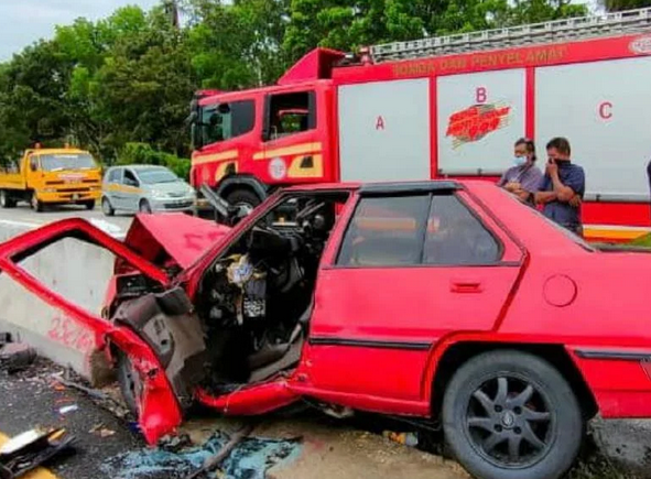 2 Maut Dan 6 Cedera Dlm Kemalangan Akibat Terlanggar Lopak Air