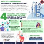 “Sentiasa Amalkan Norma Baharu..” Ini 4 Perkara Yang Anda Perlu Buat Selepas Terima Suntikan Vaksin “Sentiasa Amalkan Norma Baharu..” Ini 4 Perkara Yang Anda Perlu Buat Selepas Terima Suntikan Vaksin