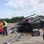 2 Cedera Helikopter Terhempas Di LTSAAS Subang. 2 Cedera Helikopter Terhempas Di LTSAAS Subang.