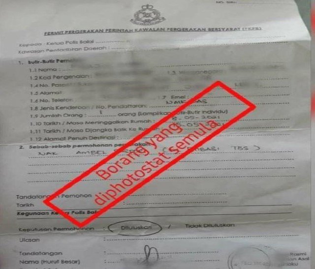 Warga Asing Beli Surat Rentas Negeri Palsu Rm 200