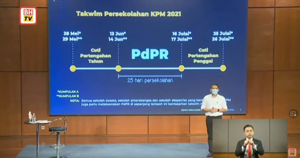 PdPR Akan Lanjut Selama 25 Hari Selepas Cuti Penggal 13 Jun Ini