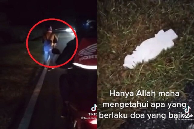 Tular Video u0027Hantu Wanitau0027 Bawa Batu Nisan. Akhirnya Terbongkar.