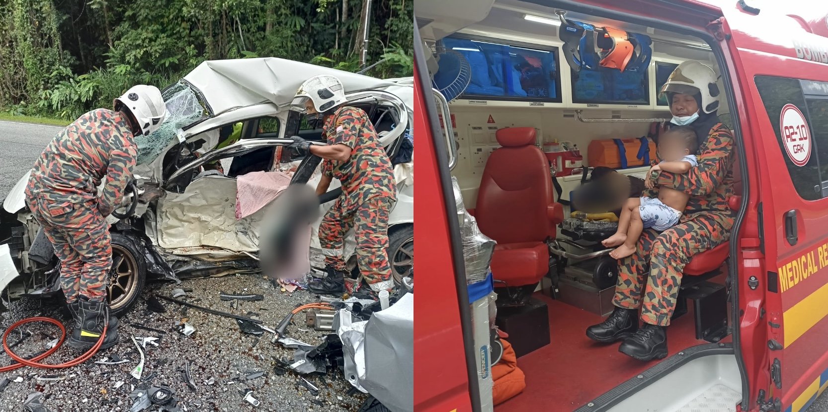 Kemalangan Di Gerik 3 Individu Maut Hanya Bayi Yang Cedera Ringan