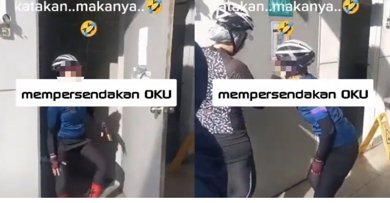 Tiada Adab. Tular Video Geng 'Basikal' Persenda OKU