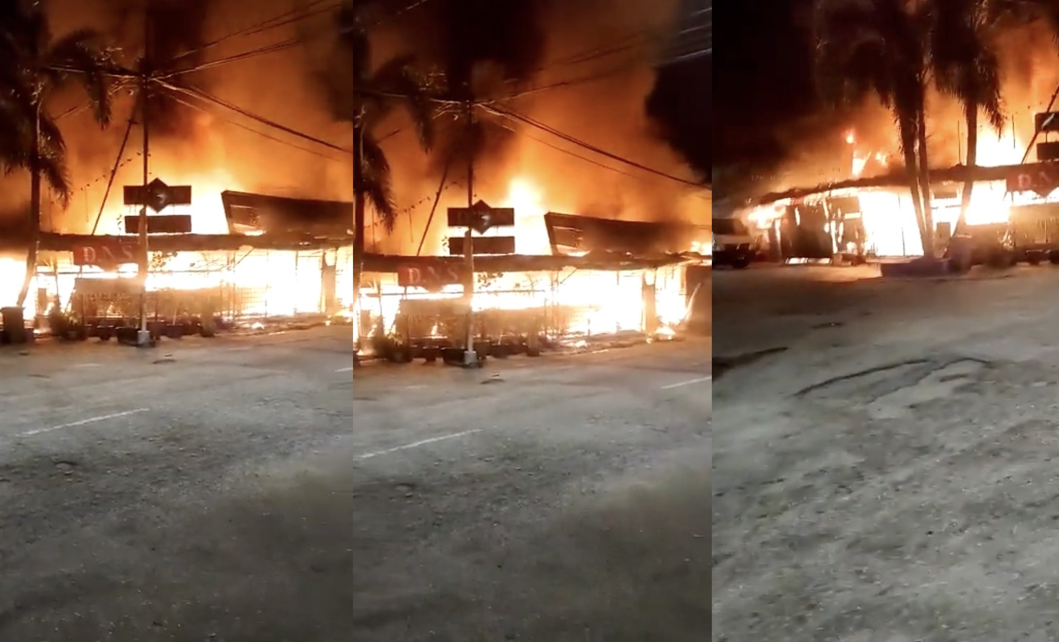 Sebuah kedai memproses kacang putih di Laluan Sungai Pari 12, Buntong di Ipoh musnah dalam kebakaran, awal hari ini.Jurucakap Jabatan Bomba dan Penyelamat Negeri Perak berkata kebakaran turut melibatkan sebuah rumah dua tingkat, sebuah van dan sebuah motosikal.