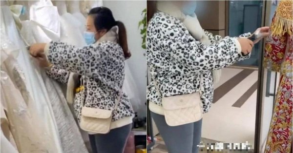 (ADA VIDEO) Wanita Potong 32 Gaun Pengantin Selepas Gagal Dapat Semula Deposit