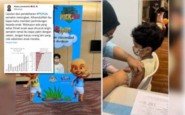 Menteri Kesihatan Difitnah, Dikata Anak Disuntik Vaksin 'Angin' 