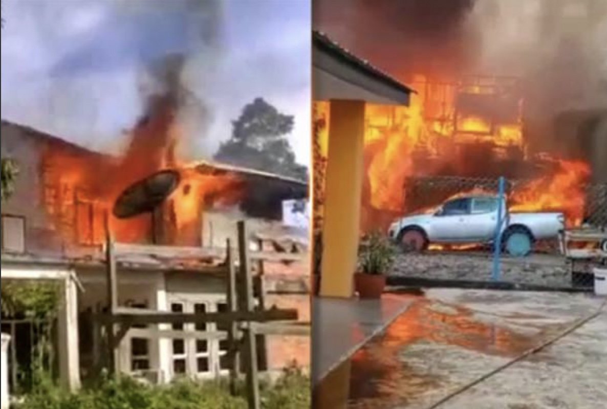 Dua Rumah Musnah Dalam Kebakaran Di Tawau