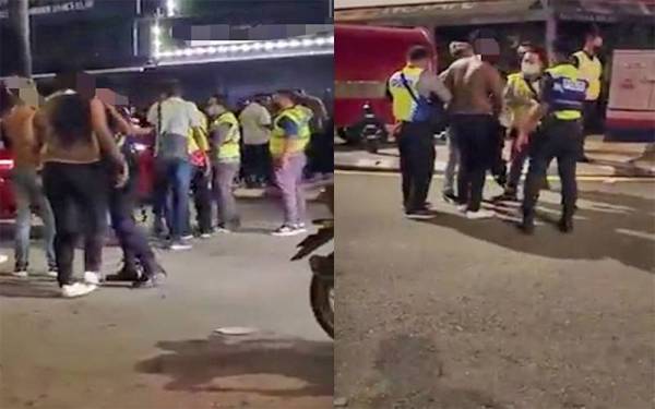 Video Tular Anggota Polis, Bantu Leraikan Pergaduhan Di Luar Pub