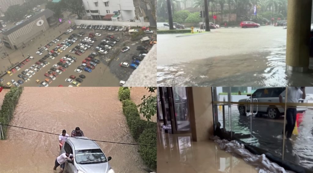 TERKINI : Beberapa Kawasan Di Kuala Lumpur Dilanda Banjir Kilat