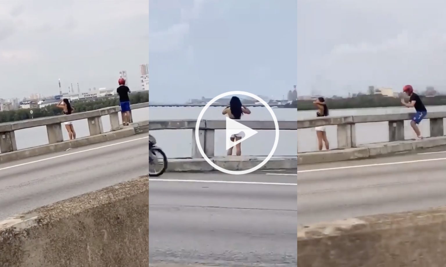 (VIDEO) Demi Secebis 'Content', Wanita Sanggup Gadai Nyawa