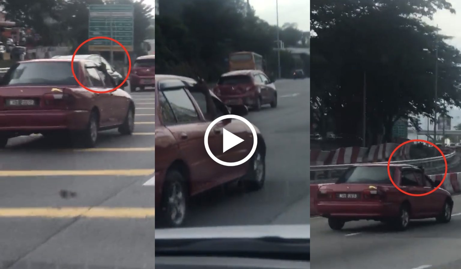 (VIDEO) Lelaki Tunjuk Pistol Semasa Memandu. Ini Tindakan PANTAS Polis