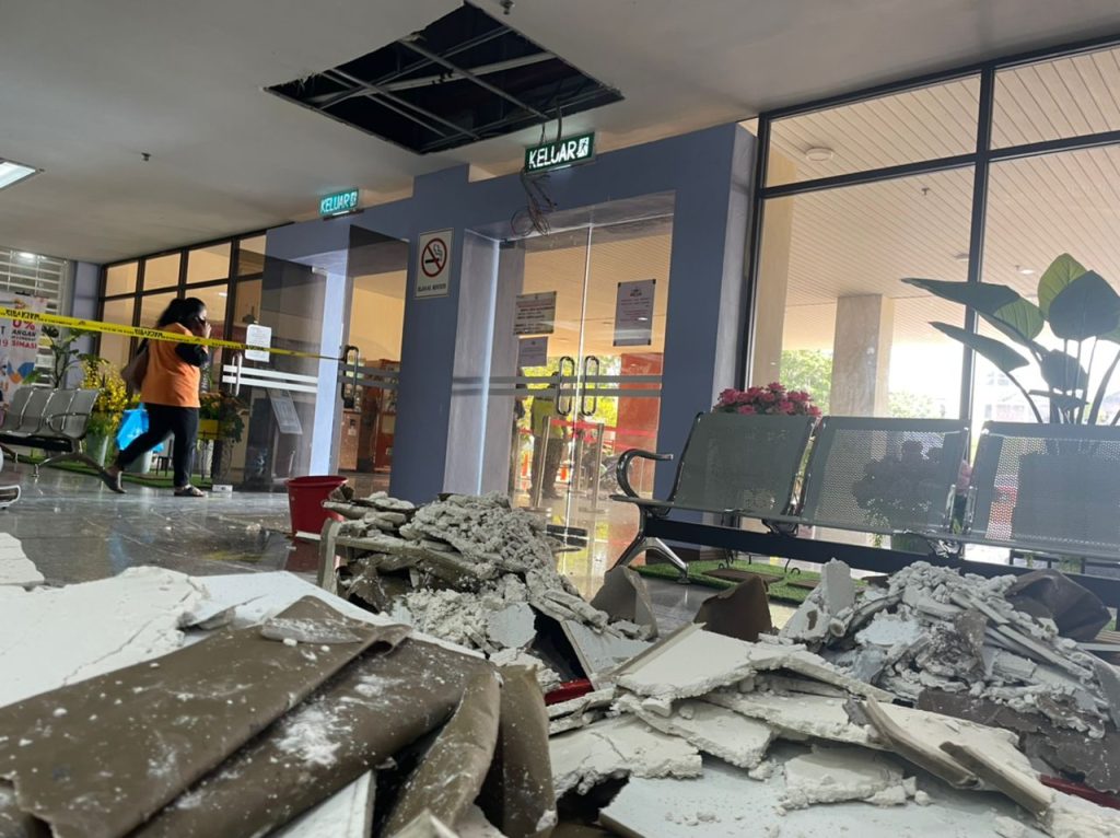 Wisma Negeri Melaka Ditutup Akibat Kebakaran Serta Dilanda Banjir