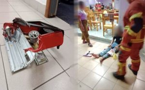 Empat Beranak Cedera Ketika Makan Malam, Ini Puncanya.. Empat Beranak Cedera Ketika Makan Malam, Ini Puncanya..