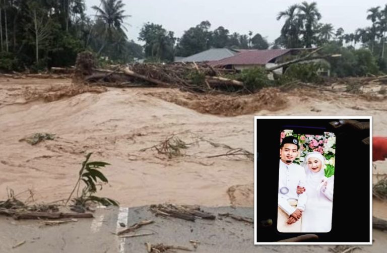 Tiga Sekeluarga Termasuk Wanita Hamil Hilang Dalam Kejadian Banjir Di Baling