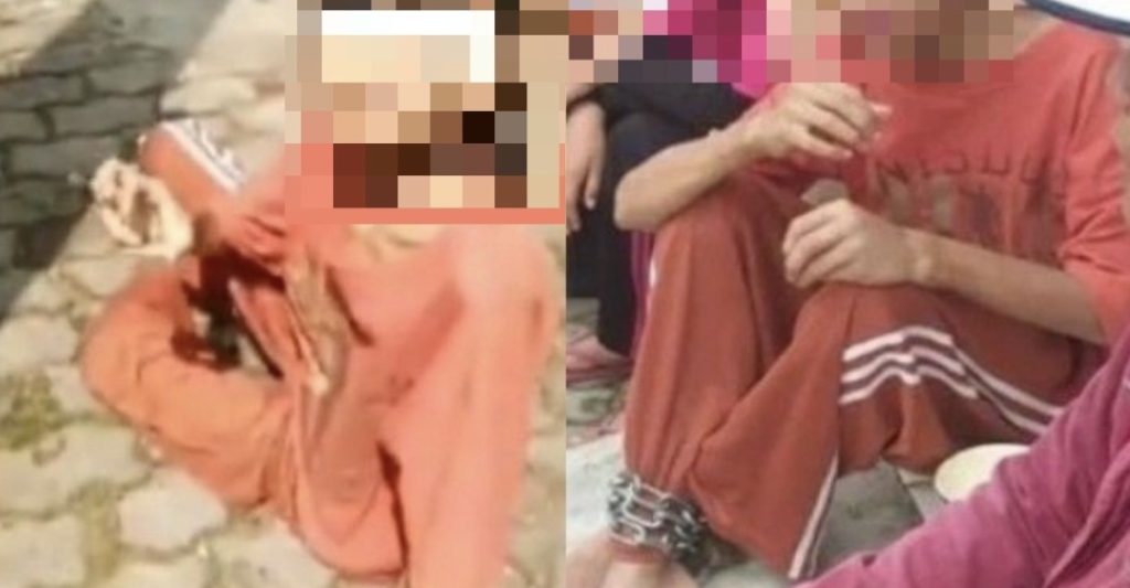Remaja Dirantai, Dikurung Ibu Bapa Sendiri. Puncanya TAK MASUK AKAL