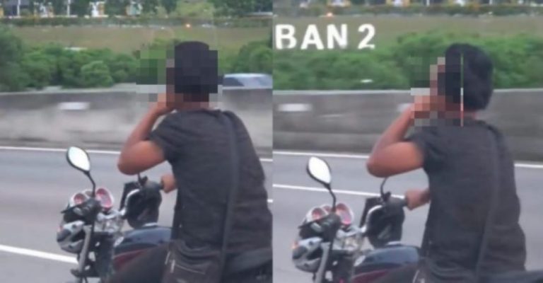 Lelaki 'Lalok' Sambil Menunggang Motosikal. Ini TINDAKAN Polis
