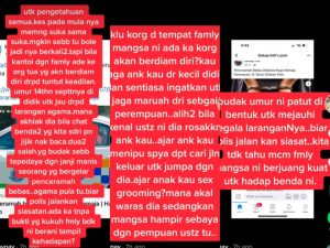 Ustaz Rogol Remaja Bawah Umur. Wanita Ini Dedah 'Sesuatu' Mengejutkan