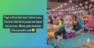 "Pagi Ni Ainul Dah Start Minum Susu..", Ibu UPDATE Keadaan Ainul Mardhiah
