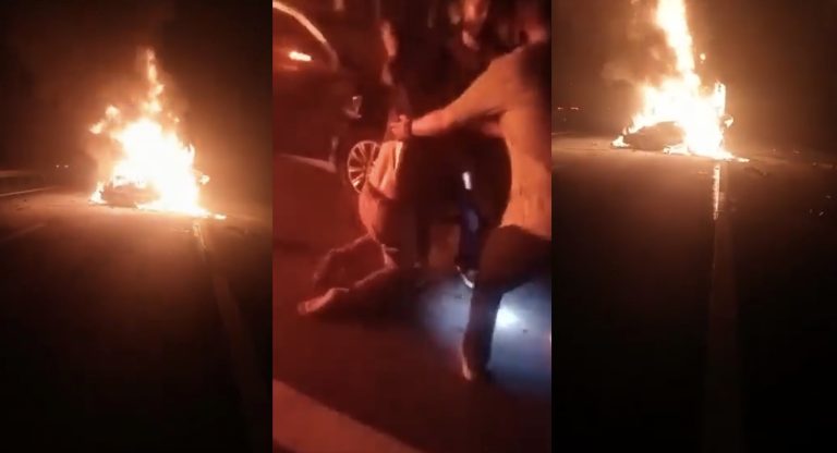 VIRAL Video Menyayat Hati Suami Lihat Isteri Rentung Depan Mata