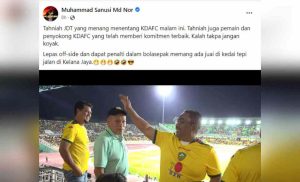 Sanusi Luah ‘Tak Puas Hati’ Selepas Kekalahan KDA FC. ‘Ini’ Sebabnya..