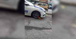 Tular Mpv Dikunci Tayar, Ini Penjelasan Polis