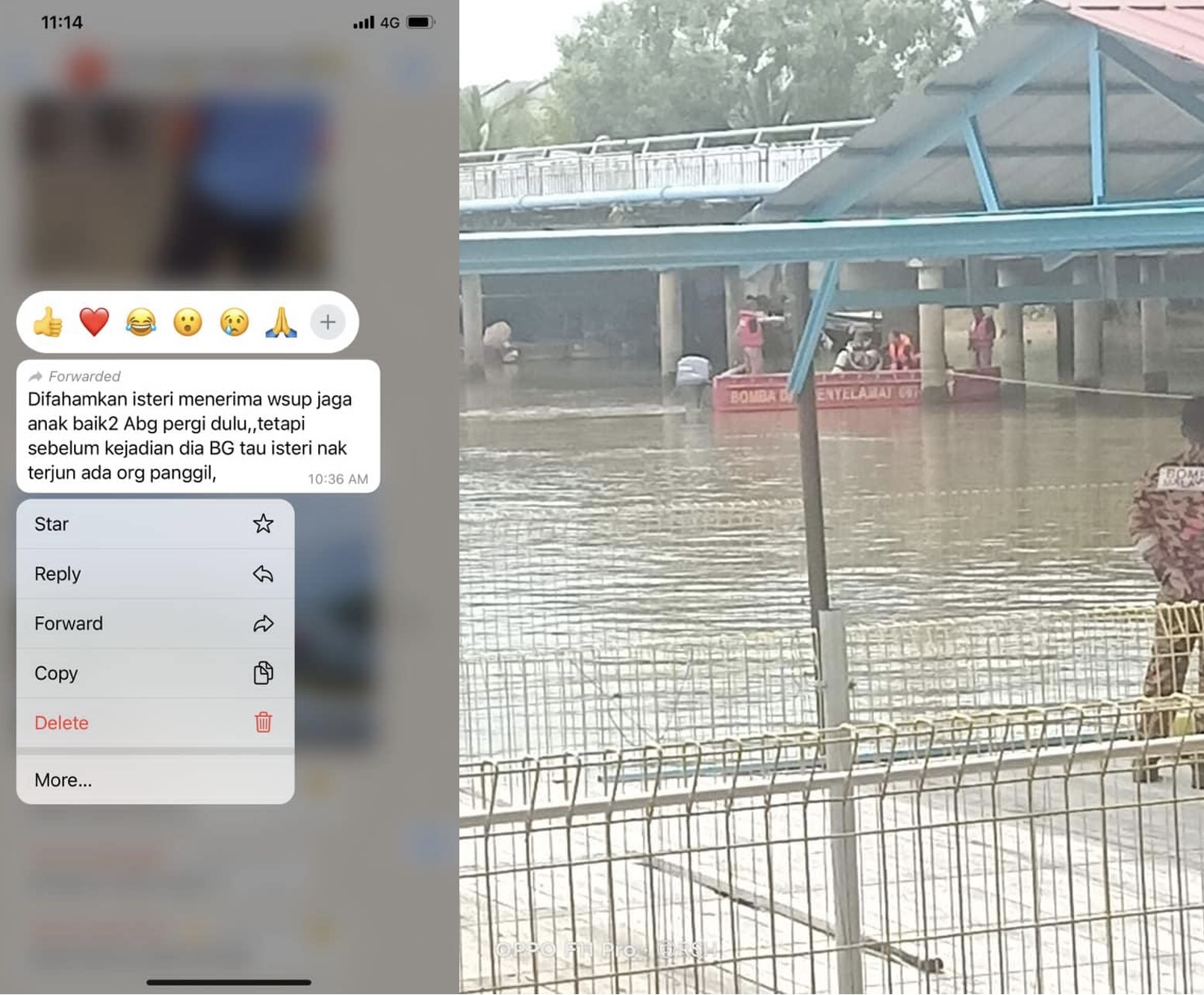 Suami Sempat WhatsApp Suruh Jaga Diri, Anak-Anak Sebelum Jatuh Sungai