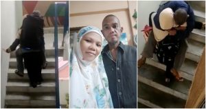 Wanita Tabah Gendong Suami Naik Turun Tingkat 4 Ke Hospital