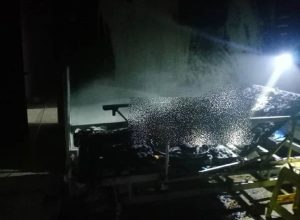 Pusat Jagaan Orang Tua Terbakar.Seorang Wanita Rentung. Rentung