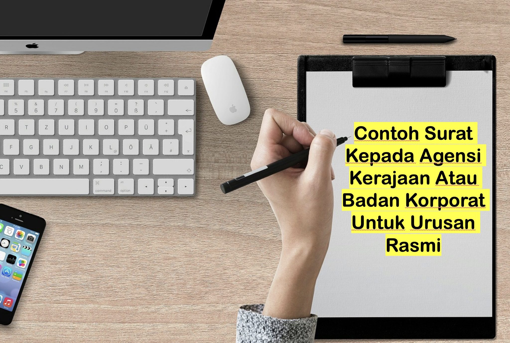 Contoh Surat Kepada Agensi Keraajan Atau Badan Korporat Untuk Urasan Rasmi