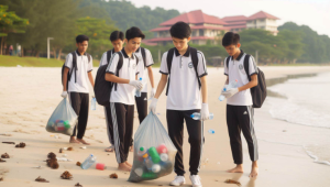 surat aduan kebersihan pantai